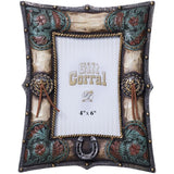 Tough 1 - Turquoise Floral Picture Frame