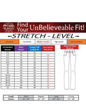 Cowgirl Tuff - Dark Charcoal DFMI Bootcut Jeans – Natural Waist Tuff Flex Denim
