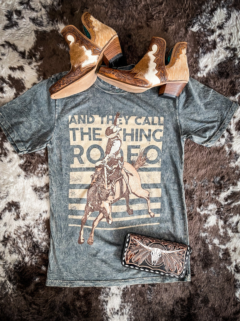 Rodeo Tee Gray And Thing Call - They The