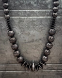 Sophie Navajo Pearl Fashion Necklace - Silver