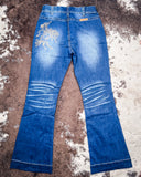 Cowgirl Tuff - Pull-On Buck’n Bronc Trouser Jeans – Natural Waist Medium Wash