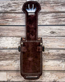Silver Royal - Leather Rear Cinch/Horn Bag - Tooled