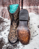 Whiskey Leopard Corral Boots