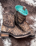 Whiskey Leopard Corral Boots