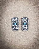 Sally Stud Earrings - Western Jewelry - Bronco Western Supply Co.