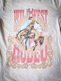 Wild West Rodeo Graphic Tee - Off White