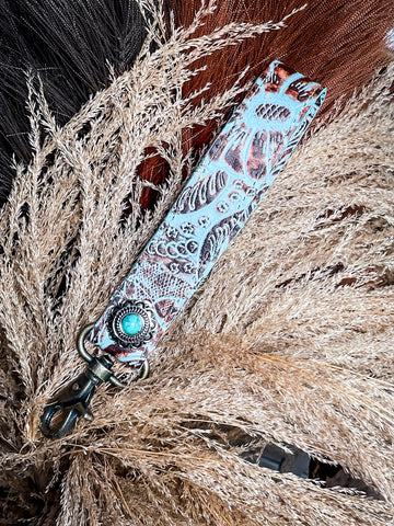 Myra Bag - Aqua Marine Key Fob - Western Accessory - Bronco Western Supply Co.