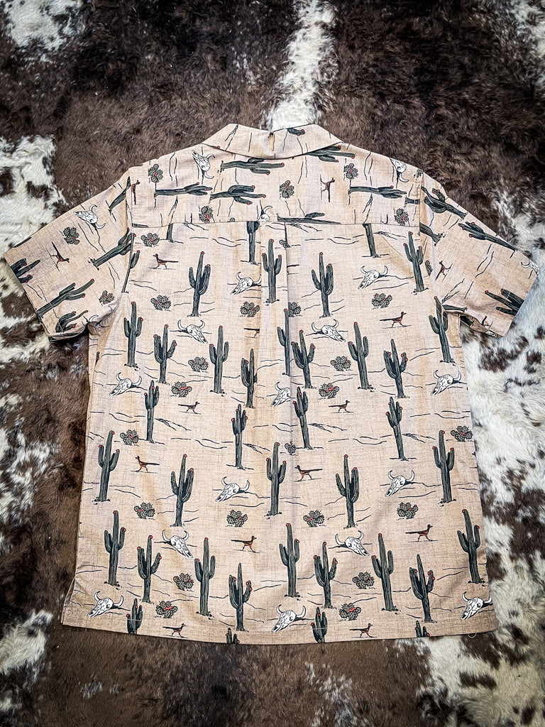 Cali Cactus Men's Hawaiian Shirt
