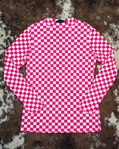 Refuse to Lose Mesh Top - Checkered - Western Fashion - Sterling Kreek - Bronco Western Supply Co.