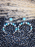 Flossie - Post Squash Blossom Earring - Western Jewelry - Squash Blossom - Bronco Western Supply Co.