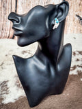 Dina - Stud - Earring Set - Silver - Turquoise - Western Jewelry - Bronco Western Supply Co.