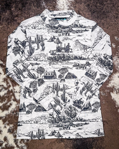 The Old Days - Mesh Top - Sterling Kreek - Western Fashion - Bronco Western Supply Co.