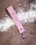 Myra Bag - Blooming Meadows - Key Fob - Pink - Accessory - Bronco Western Supply Co.