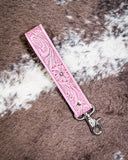 Myra Bag - Blooming Meadows - Key Fob - Pink - Accessory - Bronco Western Supply Co.