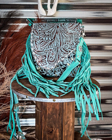 Myra Bag -Tellard Falls Concealed Carry Bag in Turquoise - Western Purse - Bronco Western Supply Co.
