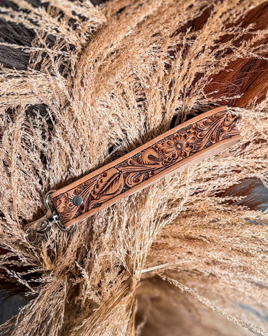 Myra Bag - Tampico Trails Key Fob in Honey - Western Accessory - Bronco Western Supply Co.