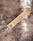 Myra Bag - Tampico Trails Key Fob in Honey - Western Accessory - Bronco Western Supply Co.