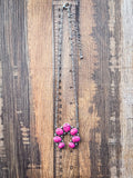 Pink Squash Blossom Chain Fashion Necklace
