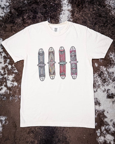 Cowboy Cinches Graphic Tee - Cream