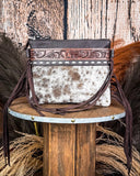 Ardelle Hair on Hide Fringe Crossbody Bag - Purses & Wallets - Sixtease Bags - Bronco Western Supply Co.
