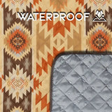 Aztec Printed Stripe Picnic Blanket - Home Decor - Carstens - Bronco Western Supply Co.