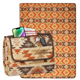 Aztec Printed Stripe Picnic Blanket - Home Decor - Carstens - Bronco Western Supply Co.