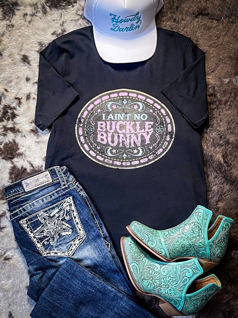 Buckle Bunny Tee - Black