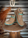Casey Twisted X Chukka Driving Moc - Bomber & Turquoise - Women's Shoes - Twisted X - Bronco Western Supply Co.