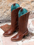 Cognac Charm Corral Boots - Women's Boots - Corral Boots - Bronco Western Supply Co.