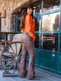 Cowgirl Tuff Brown Sugar Pull - On Trouser Jeans - Apparel - Cowgirl Tuff Company - Bronco Western Supply Co.