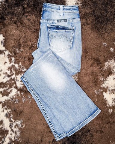 Cowgirl Tuff Light DFMI Bootcut Jeans - Apparel - Cowgirl Tuff Company - Bronco Western Supply Co.
