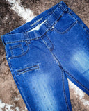 Cowgirl Tuff Pull - On Sapphire Bling Trouser - Apparel - Cowgirl Tuff Company - Bronco Western Supply Co.