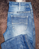 Cowgirl Tuff - Tuff Competitor Mid - Rise Bootcut Jeans – Medium Wash with Triple Stitch Detail - Apparel - Cowgirl Tuff Company - Bronco Western Supply Co.