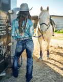 Cowgirl Tuff Turquoise Hurricane Bootcut Jeans - Apparel - Cowgirl Tuff Company - Bronco Western Supply Co.