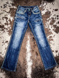 Cowgirl Tuff Turquoise Hurricane Bootcut Jeans - Apparel - Cowgirl Tuff Company - Bronco Western Supply Co.