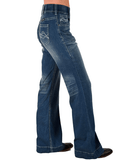 Cowgirl Tuff UltraBreathe Shattered Pull - On Trouser Jeans - Apparel - Cowgirl Tuff Company - Bronco Western Supply Co.