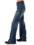 Cowgirl Tuff UltraBreathe Shattered Pull - On Trouser Jeans - Apparel - Cowgirl Tuff Company - Bronco Western Supply Co.