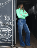 Cowgirl Tuff UltraBreathe Shattered Pull - On Trouser Jeans - Apparel - Cowgirl Tuff Company - Bronco Western Supply Co.