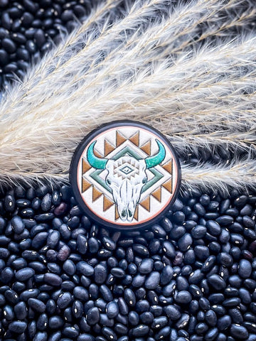 Cowpoke Phone Grip and Stand - Gift Items - Blue Tortoise - Bronco Western Supply Co.