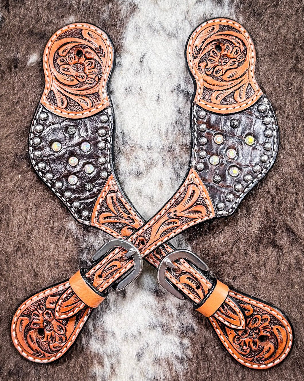Spur Straps Crystal Multi, Black main image 0