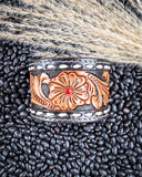 Dust and Petals Tooled Leather Bracelet - Jewelry - American Darling - Bronco Western Supply Co.