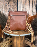 Lariat Hair on Hide Fringe Crossbody Bag - Purses & Wallets - Sixtease Bags - Bronco Western Supply Co.