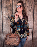 Mesa Mirage Southwestern Print Blazer - Apparel - Lucky & Blessed - Bronco Western Supply Co.