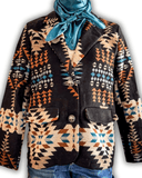 Mesa Mirage Southwestern Print Blazer - Apparel - Lucky & Blessed - Bronco Western Supply Co.