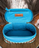 Myra Bag - Chesterock Canyon Make Up Bag in Blue - Gift Items - Myra Bag - Bronco Western Supply Co.