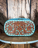 Myra Bag - Chesterock Canyon Make Up Bag in Blue - Gift Items - Myra Bag - Bronco Western Supply Co.