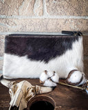 Myra Bag - Cookie Crunch Leather & Hair On Wallet - Western Wallet - Bronco Western Supply Co.