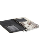 Myra Bag - Cookie Crunch Leather & Hair On Wallet - Western Wallet - Bronco Western Supply Co.