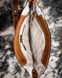 Myra Bag - Genetic Hand Tooled Hair on Hide Crossbody Bag - Bronco Western Supply Co.