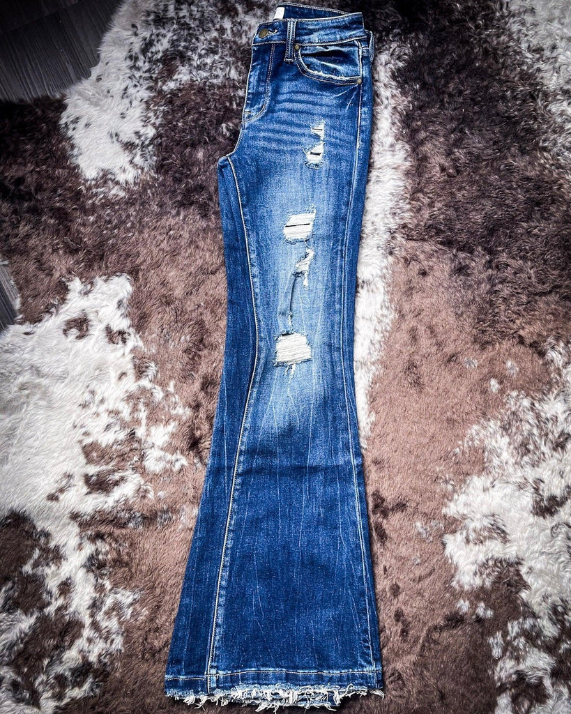 Petra Rodesiler Mid-Rise Stretch Flare Jeans